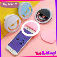 COD (YBL) Ring Selfie LED Lampu Selfie Bulat Untuk Kamera HP Mikro USB Ring Bulat