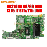 UX310UA Laptop Motherboard For ASUS UX310UV, U3000U, UX410UV, RX310U, RX410U, UX410UQK,UX310U, UX410UA, I3, I5, I7.4GB/8GB RAM.