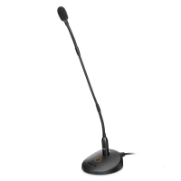 BOYA BY-GM18C Meeting Microphone Conference Microphone Desktop Cardioid Gooseneck Microphone with XLR Connector