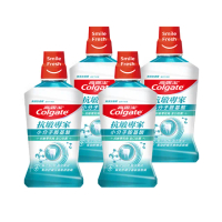 【Colgate 高露潔】抗敏專家抗敏感漱口水500mlX4入(全口腔抗敏保護)