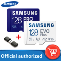 SAMSUNG EVO Plus Micro SD Card 128GB Class 10 Transfer Speed up to 130M/s Memory Card PRO Plus 512G 256G 64GB A2 V30 U3 TF Card