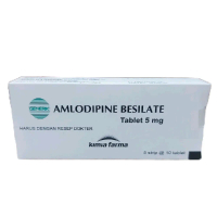 Vitamin kesehatan amlo dipin 5mg KF jual per box isi 50 tablet