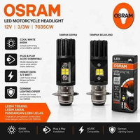 Osram Led Motorcycle Headlight 12V 3/3W 7035CW Cool White Plug & Play German Lighting Expert