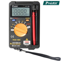 台灣寶工ProsKit口袋型真有效值電表3 3/4三用電表三用電錶MT-1506(過壓保護,附探針;台灣公司貨,享1年保固)迷你電表攜帶型電錶 量交流電壓二極體電阻電容
