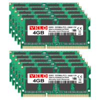 New 10 pieces set DDR3 DDR3L RAM 4GB 8GB 1600MHZ 1333MHZ notebook laptop PC3 12800S 10600S memory wholesale