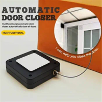Door Closer Multifunctional Punch- Automatic With Steel Rope Sensor Wire Tools &amp; Home Improvement