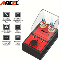เครื่องทดสอบหัวเทียน Ancel สำหรับระบบจุดระเบิดรถยนต์ แรงดันไฟฟ้า 220V และ 110V เครื่องทดสอบหัวเทียนส