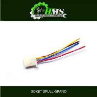 SOKET SPULL GRAND - Socket Lawan Spul Assy Lampu - CDI Astrea Grand / Prima / Supra 100 (4 Kabel)