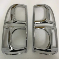 For hilux accessories ABS chrome design rear lamp cover fit for toyota hilux vigo 2012 2013 2014 tail light casing car parts