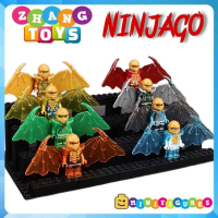 Đồ chơi xếp hình Ninja Dragon Rising Golden Kai Jane Llroyd Jay Zane Cole Minifigures DiLe DL938 Bộ 