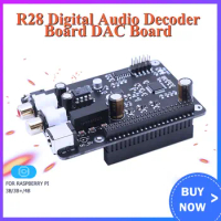 R28 Digital Audio Decoder Board DAC Board IIS HIFI 384K DSD256 For Raspberry Pi 3B /3B + /4B