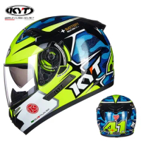 KYT K2 Motorcycle Helmet Big Tail Men's Four Seasons Universal Adult Motorcycle Full Helmet Motocross Helmet Casco Moto