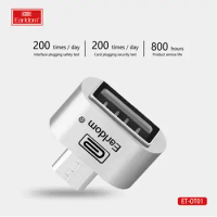 Earldom Micro USB B Male To USB2.0 A Female OTG Adapter for Xiaomi Redmi Note 5 USB Connector For Samsung S6 Tablet Android
