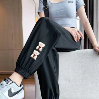 Summer Jogger Pants, for Women, Thin and Loose, Fashionable, Casual Style, Suitable for Petite Women