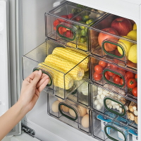 摩登主婦冰箱收納盒抽屜式保鮮盒廚房冰箱專用冷凍水果雞蛋整理盒