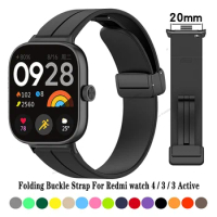 Strap For Redmi Watch 4 Magnetic Folding Buckle Bracelet for Xiaomi Redmi Watch 3 / 3 Active Watch Strap Watchband Accessories