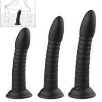Erotic Soft 3 Size Dildo Realistic Female Toys Penis Strong Suction Cup Dick Sex Toys for Woman Toy for Adult G-spot No Vibrator