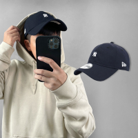 New Era 帽子 9TWENTY Mini MLB 男女款 深藍 紐約 洋基 棒球帽 老帽 基本款 NE70464677
