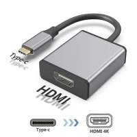 type-c to hdmi female 4K high-definition adapter cable notebook graphics mobile phone to TV converter