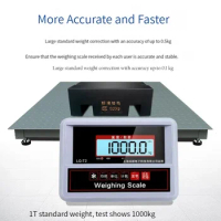 Electronic Weighing Scale 1Tons Commercial 500kg Scale Industrial Weighing Electronic Large Weighing