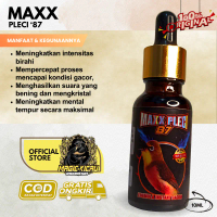 Maxx Pleci 87 Botol Kaca khusus burung Pleci Formula Instant Gacor