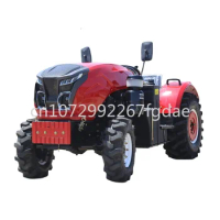 Tractor, Agricultural Four-wheel Drive, Small Four-wheel Single Cylinder Wheel Type, Small Farmland Diesel, High Horsepower