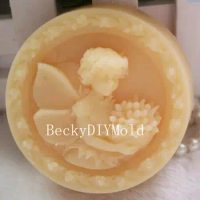 wholesale!!!1pcs Wheat Fairy (zx507) Silicone Handmade Soap Mold Crafts DIY Silicone Mould