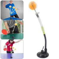 Sucker Type Table Tennis Training Robot Ball Clip Training Machine Ping Pong Ball Training Machine for Stroking Action Outdoor