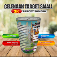 CELENGAN TARGET MURAH CELENGAN (SMALL KECIL) VIRAL CELENGAN TABUNGAN BUKA TUTUP CELENGAN PERMANENT M