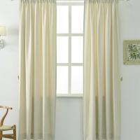 伊美居 - 妮可絨布落地窗簾 130x230cm(2件) 三色可選