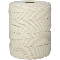 5mm Macrame Cotton Cord Natural Cotton for Handmade Wall Hanging Tapestry Knitting Plant Hangers Crafting Decor