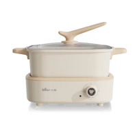 Bear Electric Hot Pot Split Household Non Stick Electric Cooking Pot Cooking Pot Food Warmer Multicooker Electric Pot