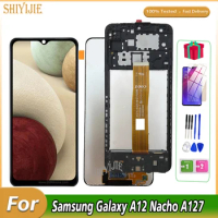 6.5"LCD For Samsung Galaxy A12 Nacho LCD A127F A127U A127M LCD Display Touch Screen Digitizer For Samsung A127