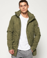 跩狗嚴選 極度乾燥 Superdry M51 N3B 中長版 內裡刷毛 飛行 軍裝 夾克 外套 純棉 風衣 魚尾 水洗軍綠色 大衣