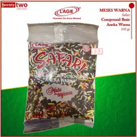 SAFARI (Lagie) Meses Coklat Warna Warni 100gr Warna 100gr