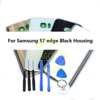 5.1" For SAMSUNG Galaxy S7 G930F/S7 EDGE G935F Back Battery Cover Door Rear Glass Housing Case For SAMSUNG S7 Edge Battery Cover