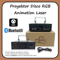 Lampu Laser Animation 500mW kontrol Bluetooth App - Lighting Stage Laser Display System SD 3W