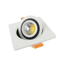Foyer Dimmable LED COB Downlight 7W/9W/12W/15W Ceiling Lamp AC85-265V 360 Degree Adjustable Recessed Indoor LED Downlights