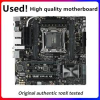 For ASUS X99-M WS Original Used Desktop X99 X99M 2011 Socket LGA 2011 Core i7 LGA2011 V3 DDR3 Motherboard