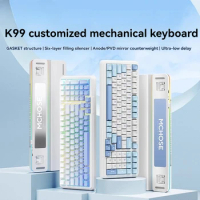 MCHOSE K99 Mechanical Keyboard Gasket Structure Wired/Wireless 2.4G/Bluetooth Tri-mode Hot Swap RGB Customized Gaming Keyboard
