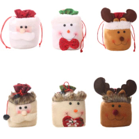 Merry Christmas Candy Gift Bag Decoration Storage Packing Wrapper Supply Home Decor Christmas Tree Presents