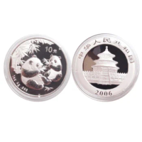 2006 China 1oz Ag.999 Silver Panda Coin UNC