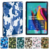 Cool Camouflage Shockproof Slim Hard Shell Tablet Case for Samsung Galaxy Tab A A6/Tab A/Tab E/Tab S5E 7 9.7 10.1 10.5 9.6 Inch
