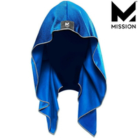 Mission Hoodie Towels 美國水冷瞬涼連帽運動巾/快乾毛巾/運動毛巾 KA12UA800004 藍