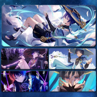 แผ่นรองเมาส์ Scaramouche, Genshin Impact, เกมอนิเมะ Wanderer Scaramouche, ขนาดใหญ่พิเศษ