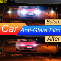 1 Pc/Set Car Interior Rearview Mirror Anti-Glare Fog Film Scratchproof Nano Protective Sticker High Quality Auto Accessories