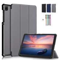 For Tablet Samsung Galaxy Tab A7 lite 8.7 SM-T220 SM-T225 Case Tri-Fold Hard PC Back cover Tab a7 Lite 2021 Magnetic Cases Funda