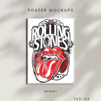 MorievArt Hiasan Dinding Poster Wall Art Wall Decor Aesthetic TEMA BAND The Rolling Stones Bahan Art