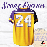 AMIGO NFL Sublimation Microfiber Jersey tshirt Design Lakers baju jersi baju jersey Malaysia viral j