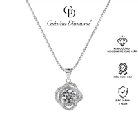 Dây chuyền nữ Kim Cương Moissanite Caterina Diamond Exquisite Silver Necklace DN006